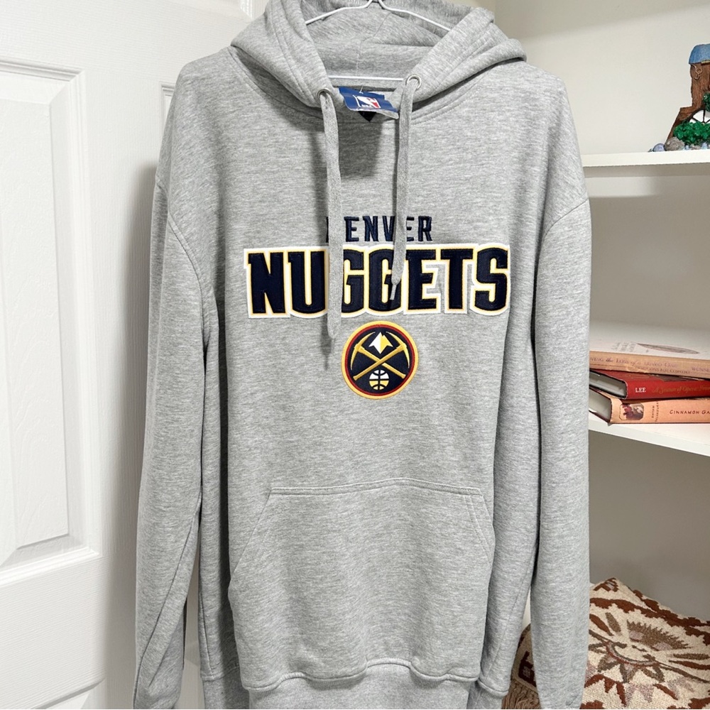 NBA Gray Denver Nuggets Hoodie